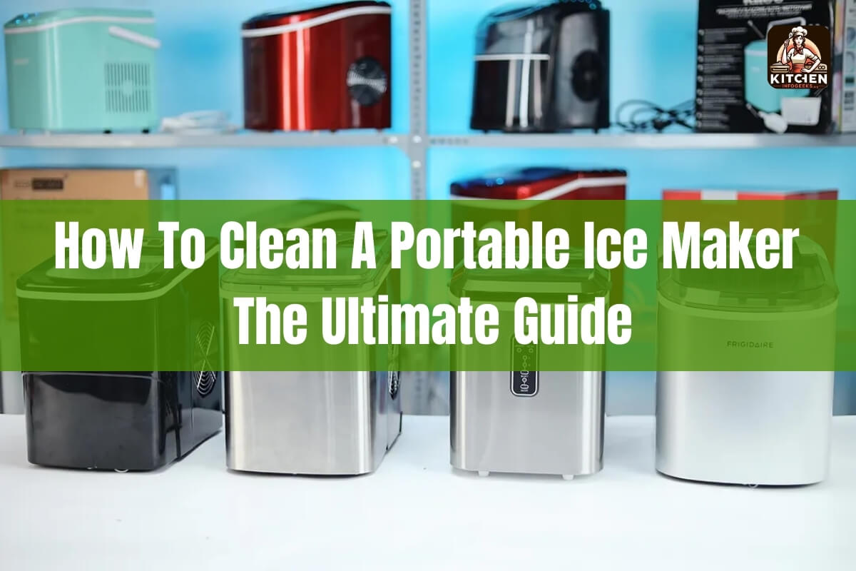 How to Clean a Portable Ice Maker