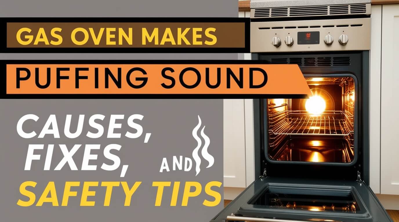 Gas Oven Makes Puffing Sound