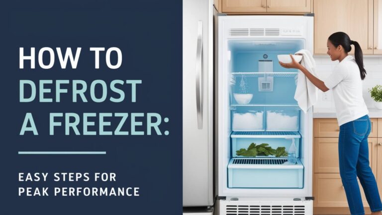 How to Defrost a Freezer