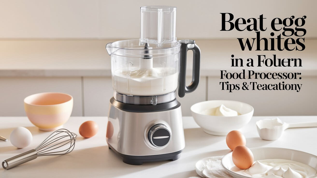 Beat Egg Whites in a Food Processor