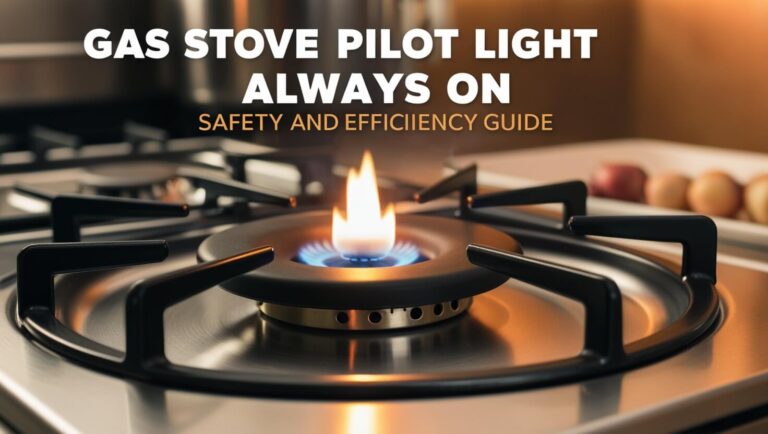 Gas Stove Pilot Light Always On